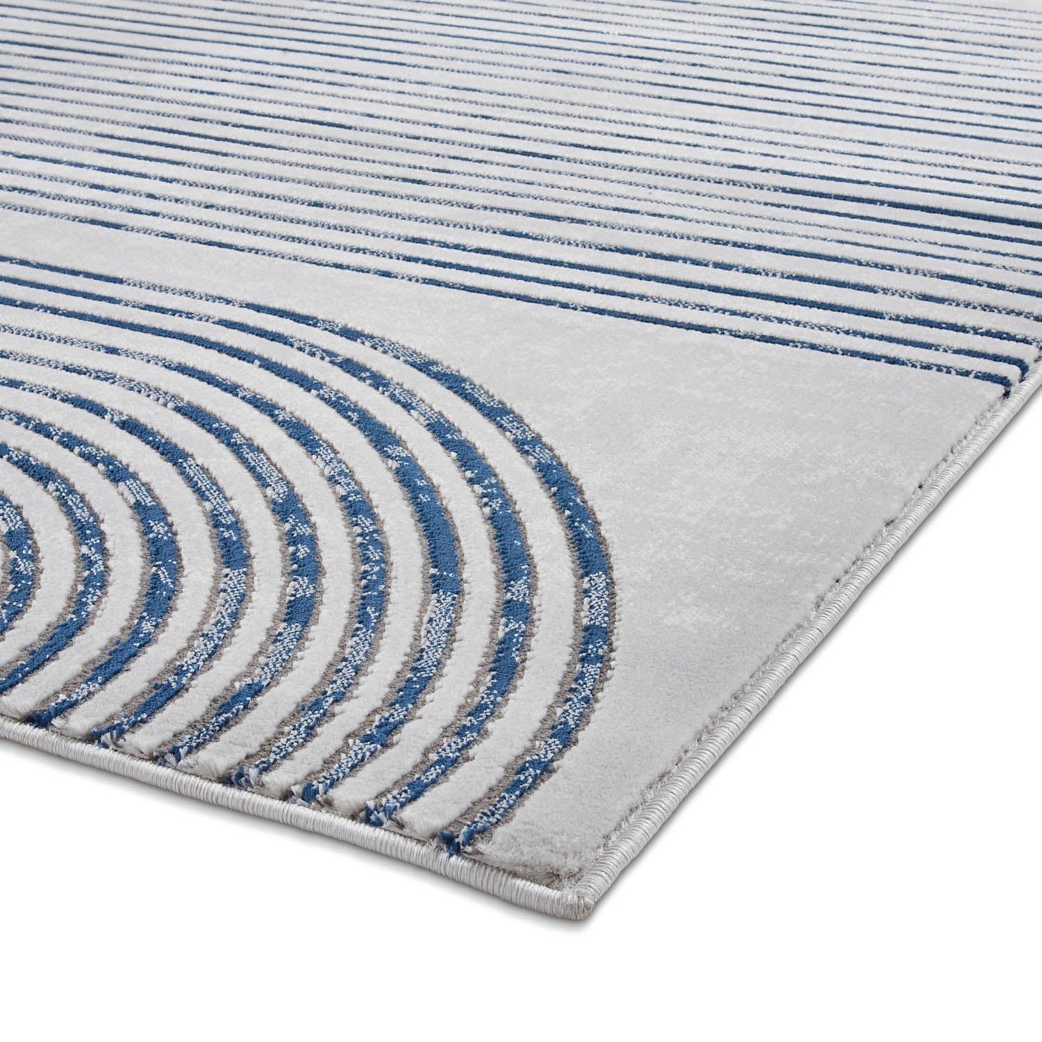 Apollo 2683 Grey/Navy Rug