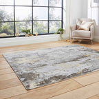 Apollo GR580 Grey/Gold Rug