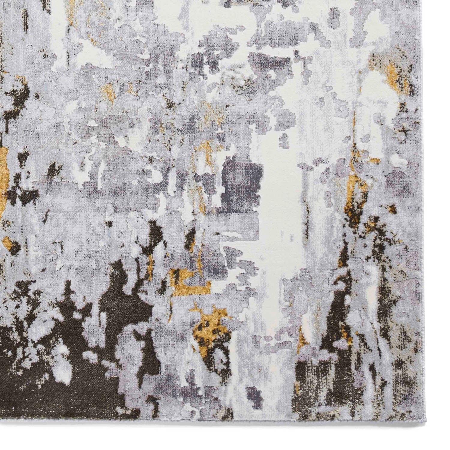Apollo GR580 Grey/Gold Rug