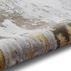 Apollo GR580 Grey/Gold Rug