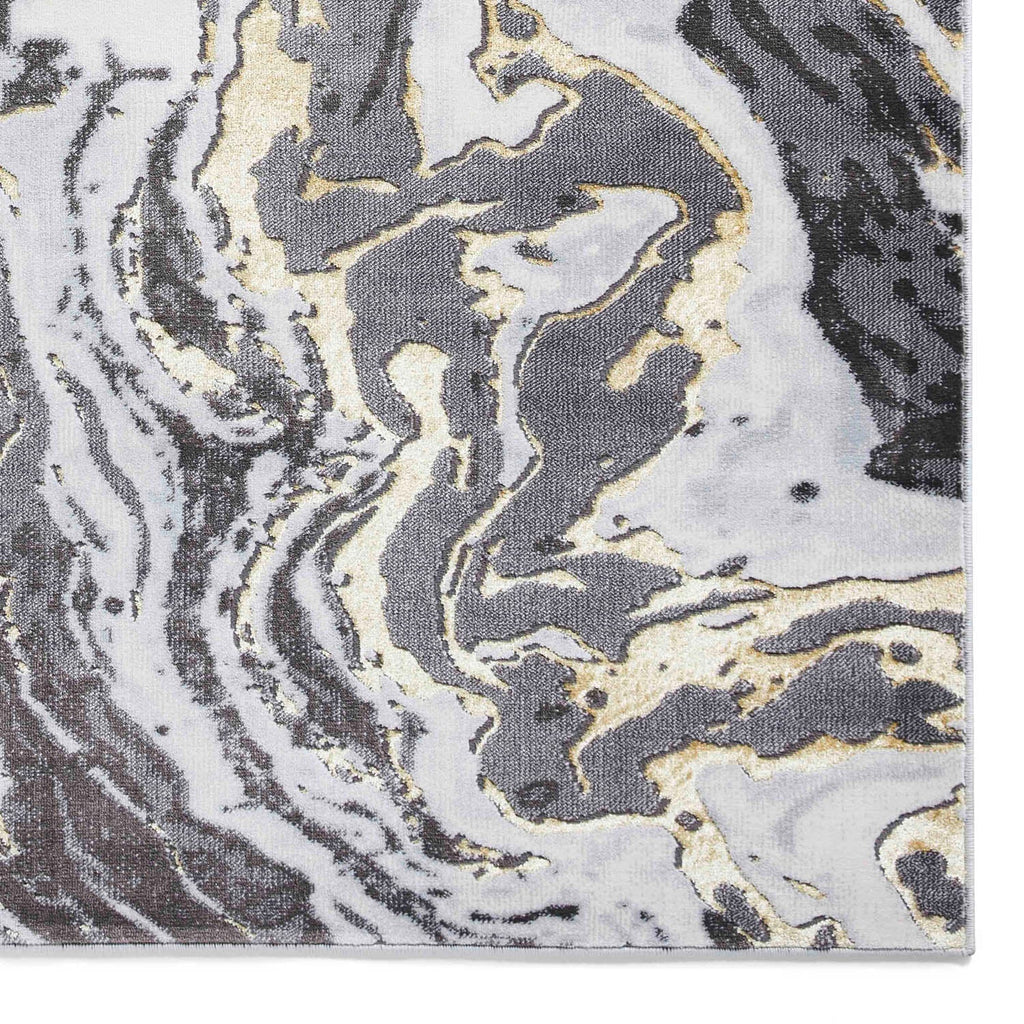 Apollo GR584 Grey/Gold Rug