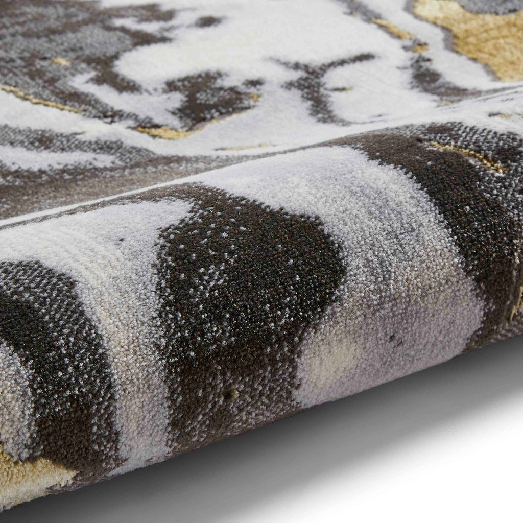 Apollo GR584 Grey/Gold Rug
