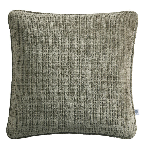 Alba Green Chenille Cushion (43cm x 43cm)