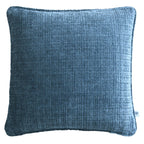 Alba Teal Chenille Cushion (43cm x 43cm)