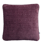 Alba Wine Chenille Cushion (43cm x 43cm)