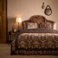 Audrey Spice Reversible Cotton Sateen Duvet Set