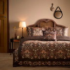 Audrey Spice Reversible Cotton Sateen Duvet Set