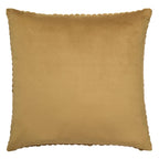 Bobble Ochre Large Velvet Cushion (55cm x 55cm)