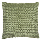 Bobble Olive Large Velvet Cushion (55cm x 55cm)