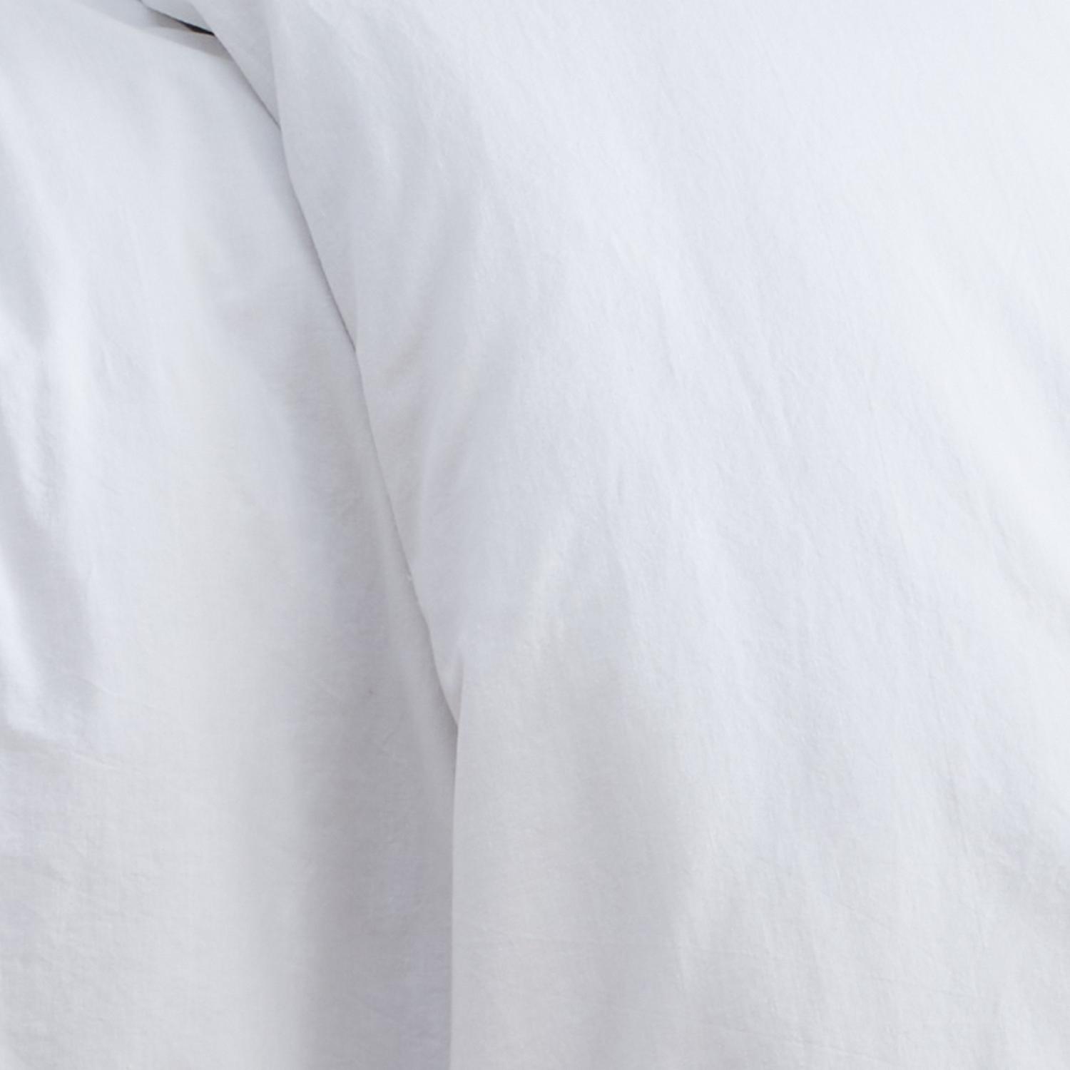 Cassia Frill White 100% Cotton Duvet Set