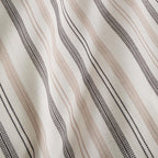 Yarn Dyed Thin Stripe Natural 100% Cotton Duvet Set
