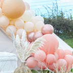 Luxe Peach, Nude And Rose Gold Balloon Arch Kit- 5 Inner Pack