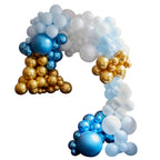 Luxe Blue and Gold Balloon Arch Kit