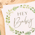 Hey Baby Shower Botanical Napkins- 5 Inner Pack