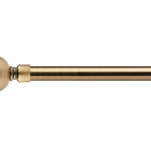 Antique Brass Ball Extendable Curtain Pole