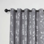 Matt Black Ball Extendable Curtain Pole