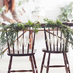 Wooden Mr and Mrs Wedding Chair Signs- 5 Inner Pack