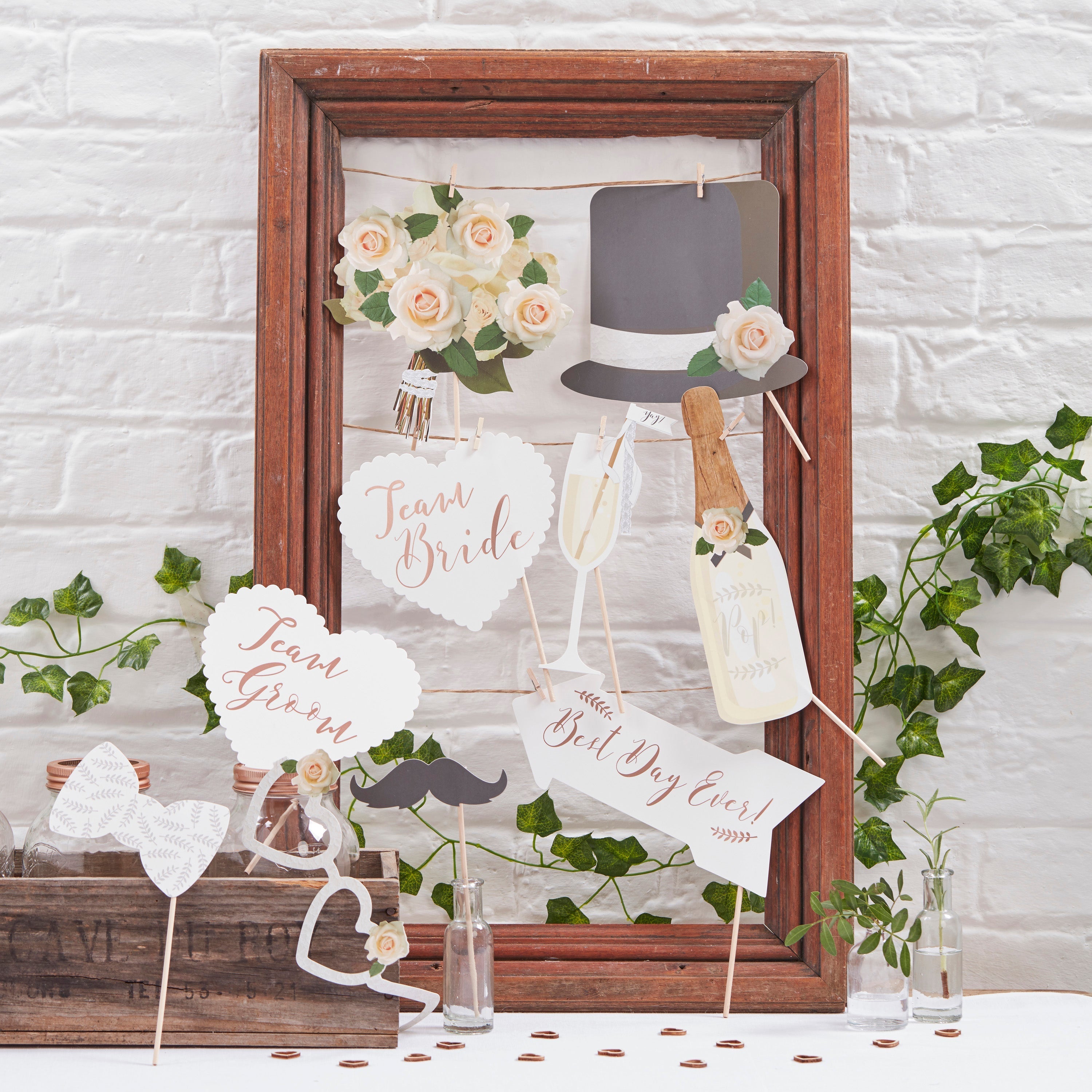 Botanical Photo Booth Props- 5 Inner Pack