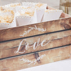 Wooden Effect Card Wedding Crate- 5 Inner Pack
