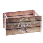 Wooden Effect Card Wedding Crate- 5 Inner Pack