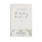Scalloped Evening Invitations - Beautiful Botanics- 10 Inner Pack