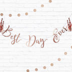 Best Day Ever Rose Gold Bunting- 10 Inner Pack