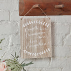 Confetti Here, Drinks There, Love Everywhere Wooden Sign - Boho