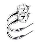 Chrome Bird Cage Curtain Holdbacks (Pair)