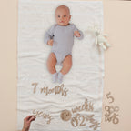 Wooden Pregnancy & Baby Milestone Signs- 5 Inner Pack