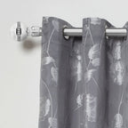Chrome Bling Diamond Extendable Curtain Pole