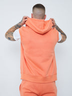 Sleeveless Zipped Hoody