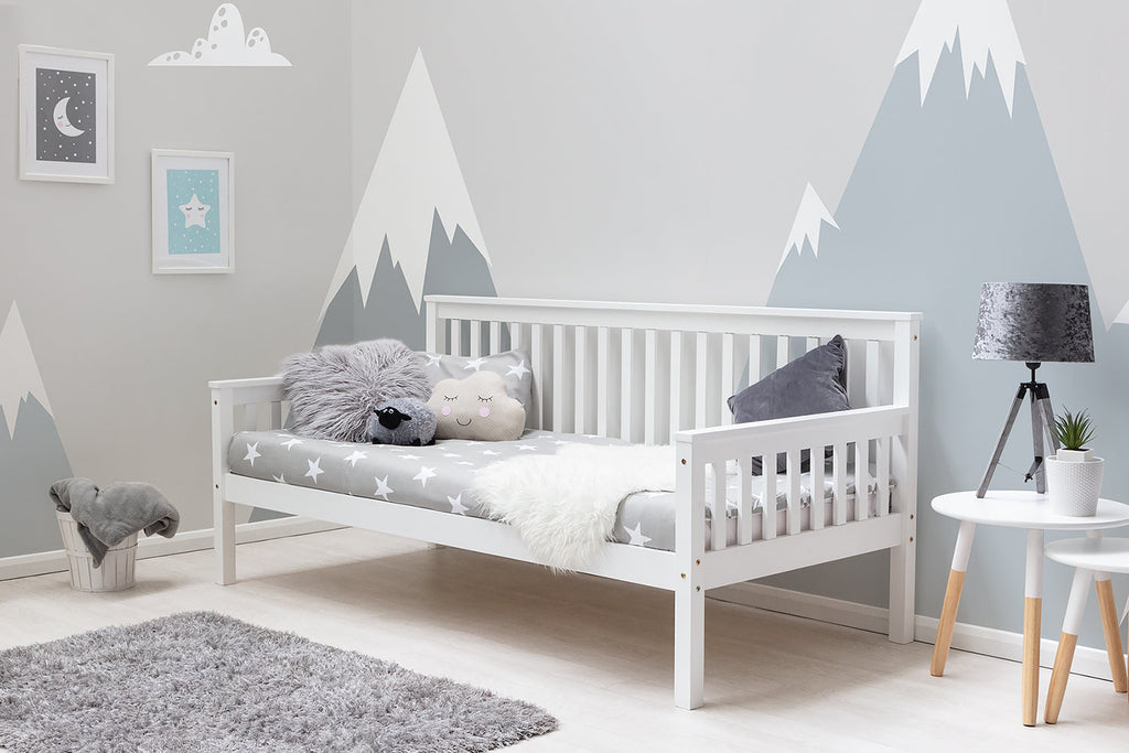Blythe White Wooden Single Day Bed