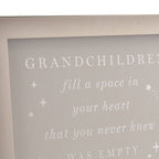 Bambino Grandchildren Pink Metal Plated Photo Frame (4"x6")
