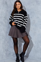 Pleated Mini Skirt