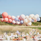 Blush, Nude & Blue Hen Party Balloon Arch Kit- 5 Inner Pack