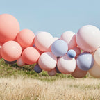 Blush, Nude & Blue Hen Party Balloon Arch Kit- 5 Inner Pack