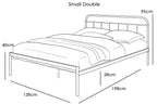 Bourton Modern Metal Bed