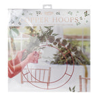 Hanging Chandelier Wedding Hoop- 5 Inner Pack