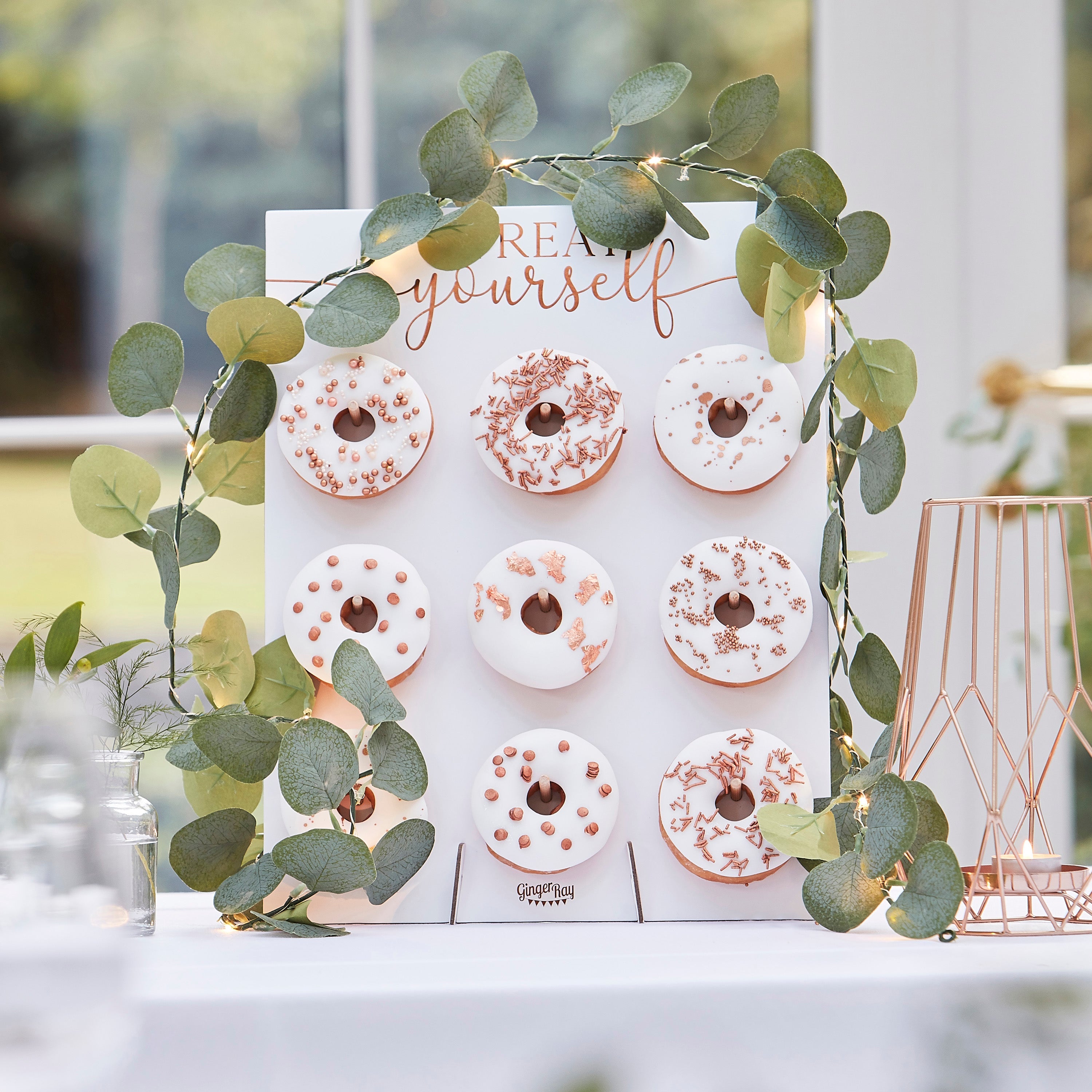 Artificial Eucalyptus Garland With Lights