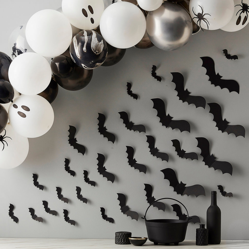 Halloween Bat Wall Decorations- 5 Inner Pack