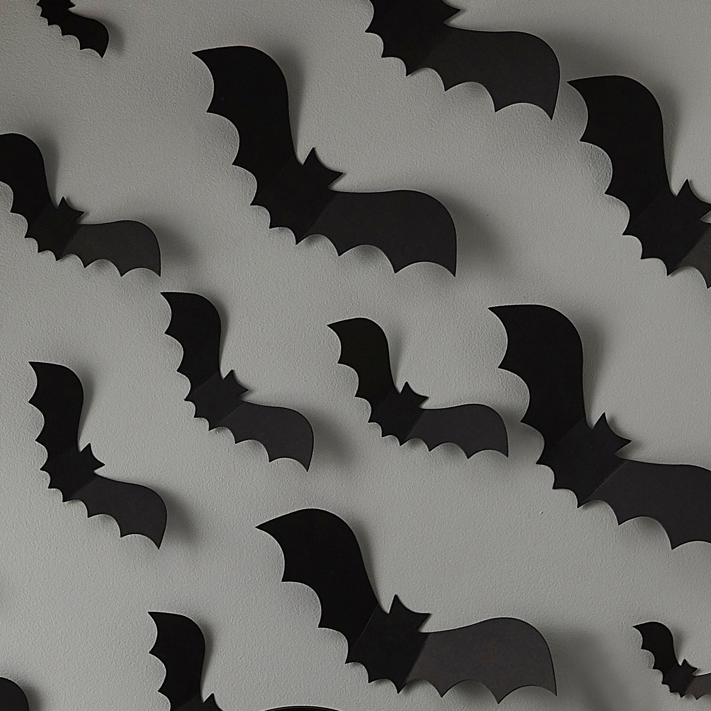 Halloween Bat Wall Decorations- 5 Inner Pack