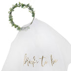 Eucalyptus Bride To Be Hen Party Veil- 5 Inner Pack
