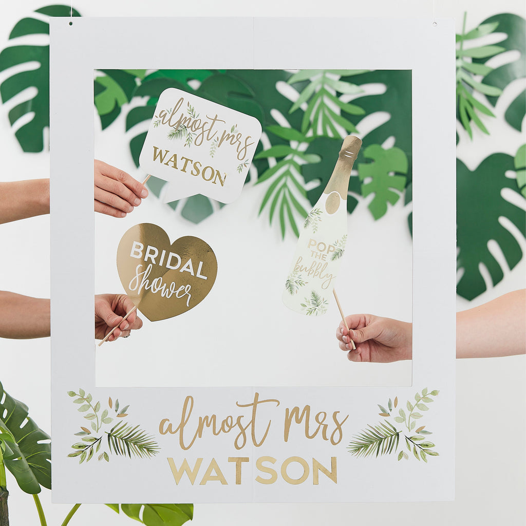 Botanical Personalised Hen Party Photo Frame