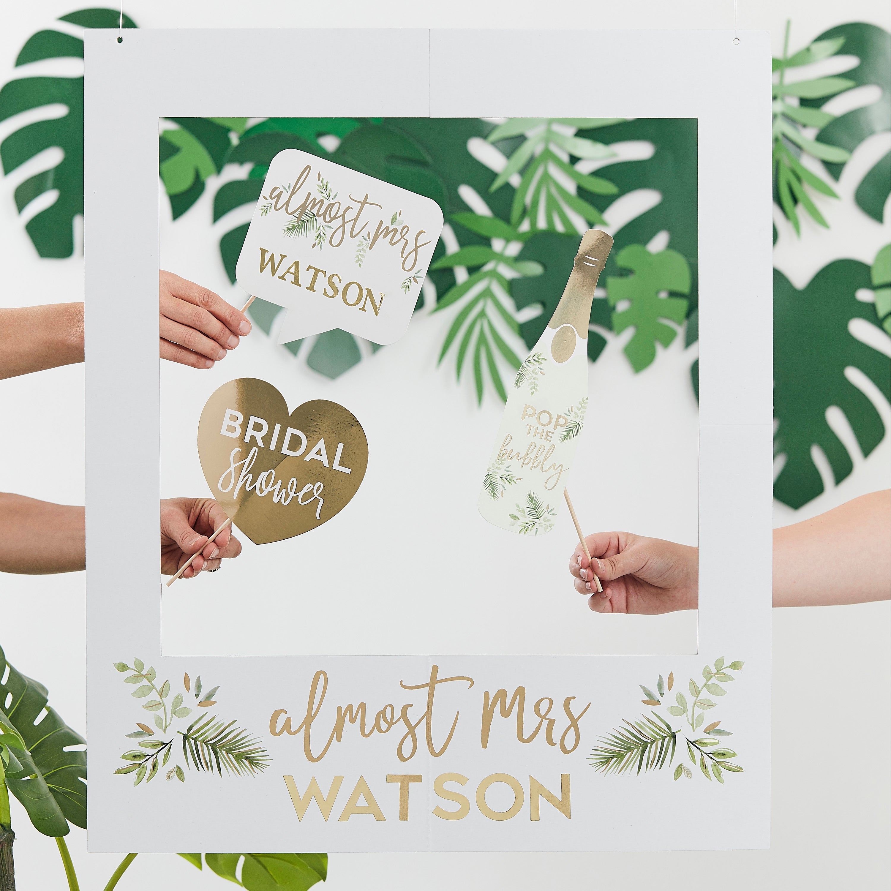 Botanical Personalised Hen Party Photo Frame