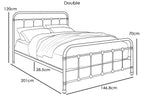 Burford Brushed Copper Victorian Metal Bed