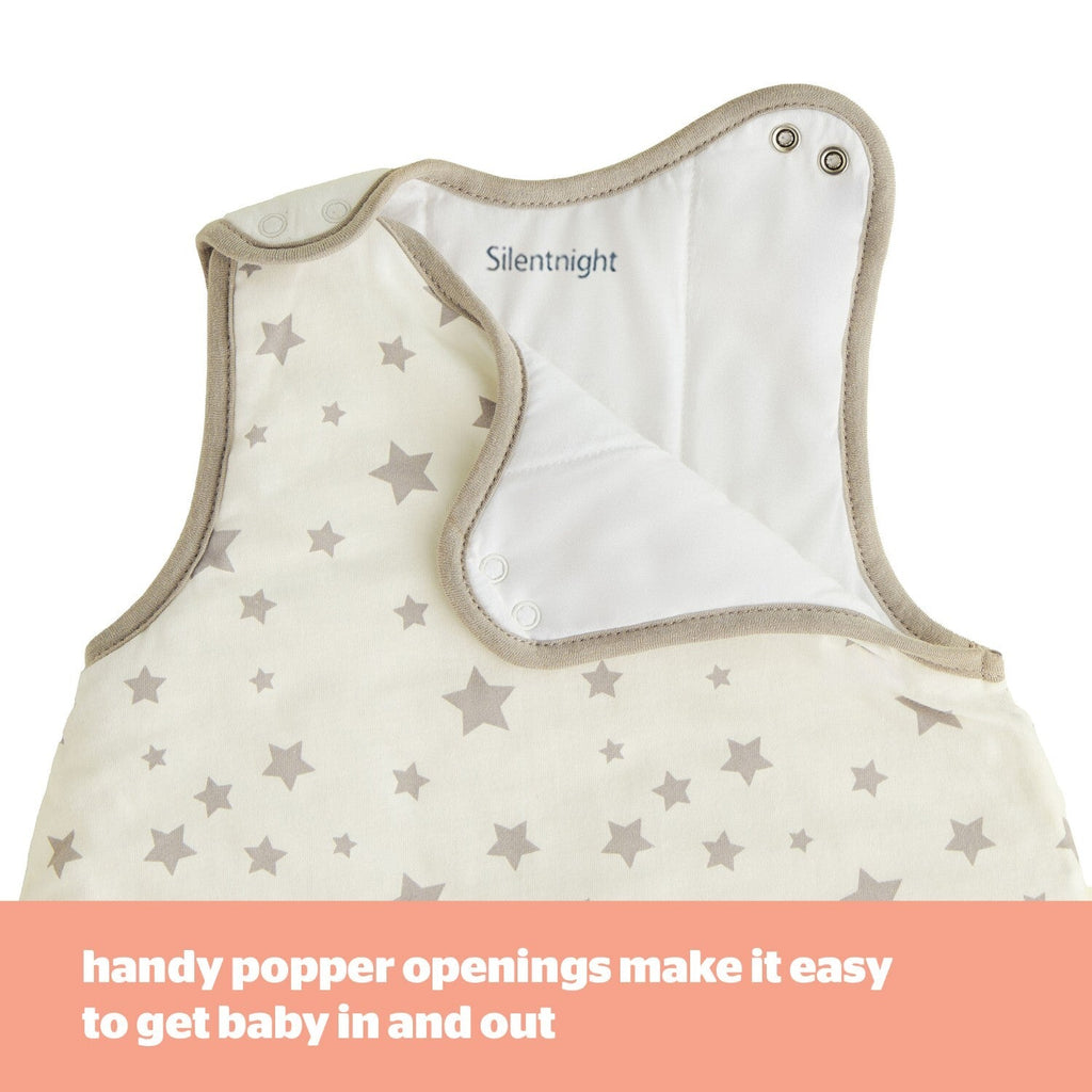 Silentnight Safe Nights Grey Baby 2.5 Tog Sleeping Bag