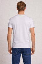 Crew Neck Pocket Roll T-Shirt