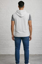 Sleeveless Zipped Hoody