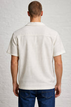 MENS TS NAVY WOVEN SS SHIRT