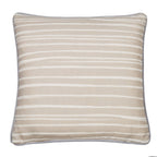 Beach Huts Natural Outdoor Cushion (43cm x 43cm)